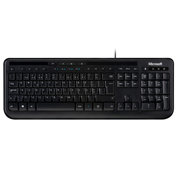 Teclado Microsoft Wired 600 ANB-00005 USB / Portugues - Preto