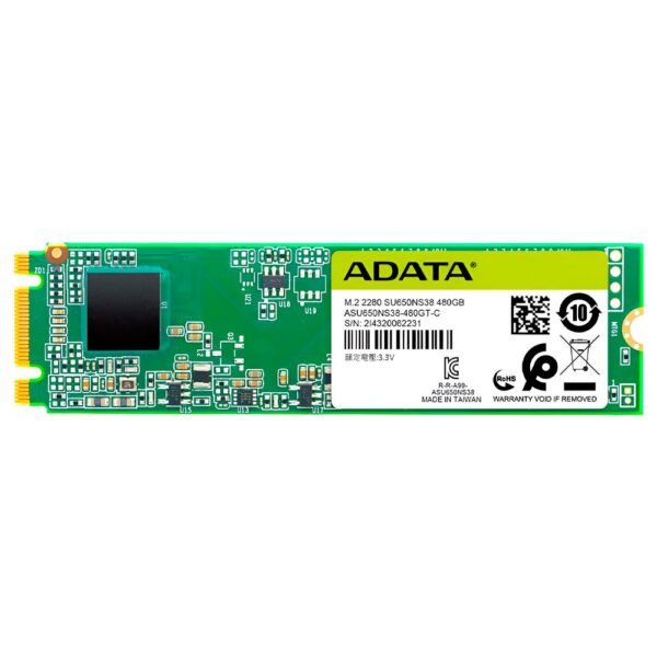 SSD ADATA M.2 480GB SU650 Ultimate SATA 3 - ASU650NS38-480GT-C