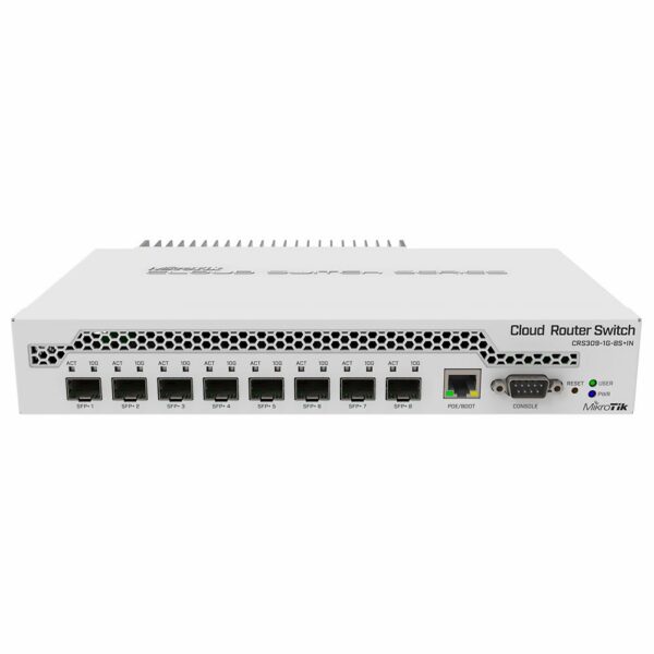 Switch Mikrotik Routerboard CRS309-1G-8S+IN L5 - Branco