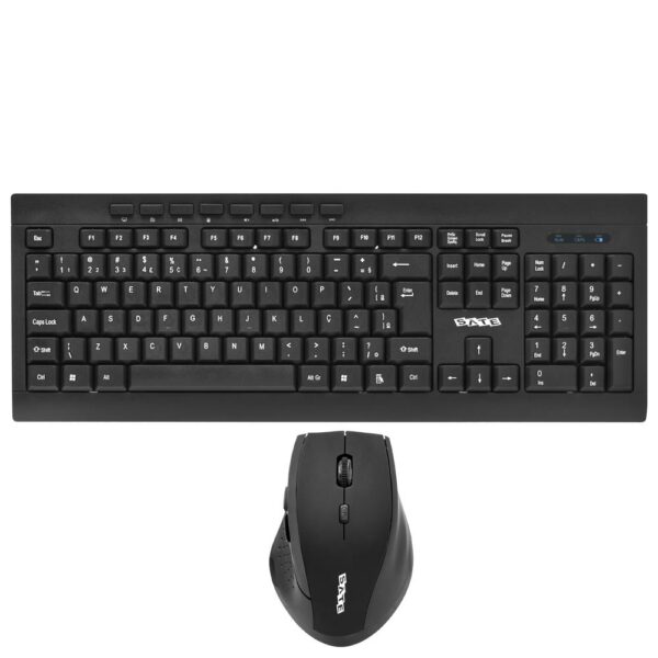 Teclado + Mouse Satellite AK-726G Wireless / Portugues - Preto