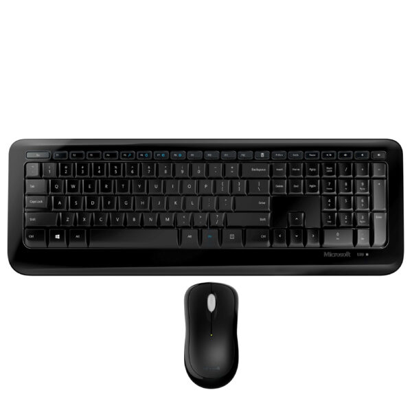 Teclado + Mouse Microsoft 850 Wireless / Ingles - Preto (PN9-00001)