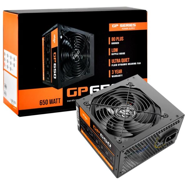 Fonte de Alimentacao Aigo GP650 650W ATX / Nao Modular / 80 Plus Bronze