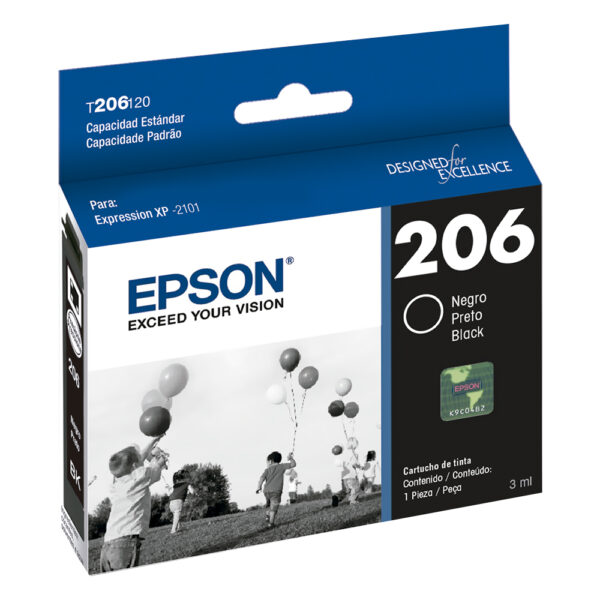 Cartucho de Tinta Epson T206120 - Preto