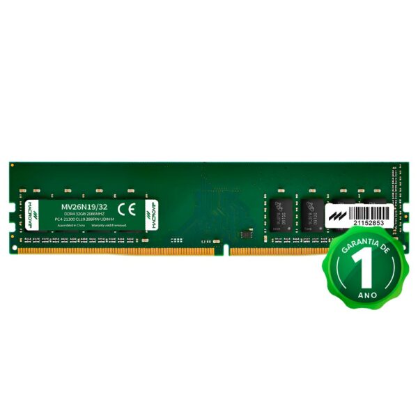 Memoria RAM Macrovip DDR4 32GB 2666MHz - MV26N19/32