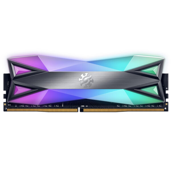 Memoria RAM ADATA XPG Spectrix D60G DDR4 16GB 3600MHz RGB - Cinza (AX4U360016G18I-ST60)