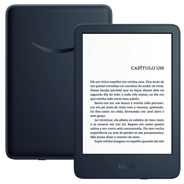 E-Book Amazon Kindle Wi-Fi / 16GB / Tela 6" / 11 Geracao / 300PPI - Denim