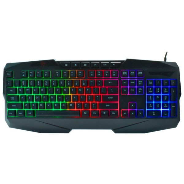 Teclado Gamer Havit Gamenote HV-KB878L USB / RGB / Ingles - Preto