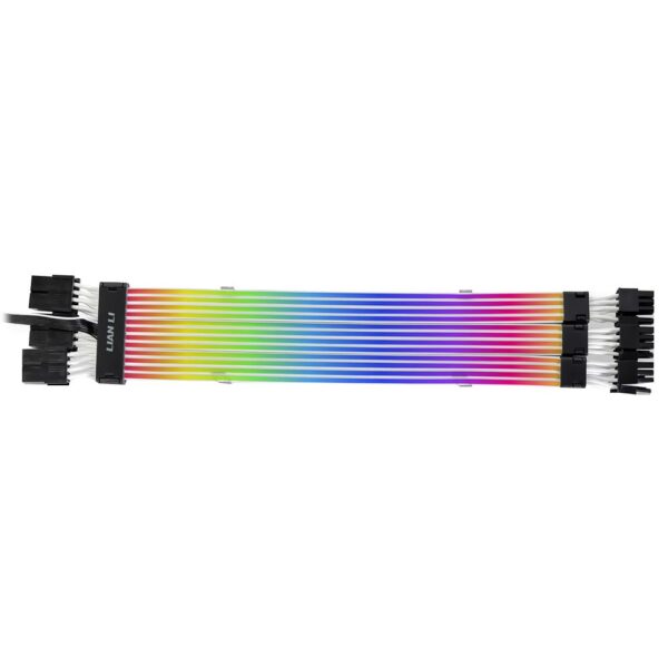 Cabo de Extensao Lian Li PW12-PV2 Strimer Plus V2 300MM / Triple 8 Pinos - Preto