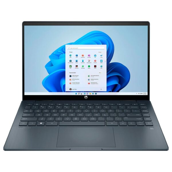 Notebook HP Pavilion X360 14-EK0013DX Intel Core i3 1215 Tela Touch Full HD 14" / 8GB de RAM / 256GB SSD - Azul (Ingles)