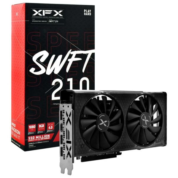 Placa de Video XFX XT Speedster SWFT210 8GB Radeon RX6650 XT GDDR6 - RX-665X8DFDY