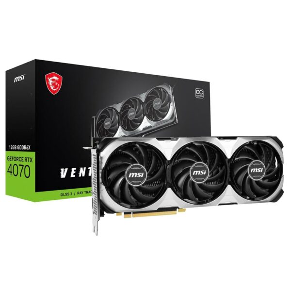 Placa de Video MSI Ventus 3X OC 12GB GeForce RTX4070 GDDR6X - 912-V513-219