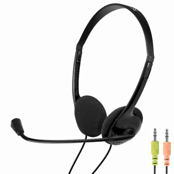 Fone de Ouvido FTX FTXBH001 Communication Stereo / Com Fio - Preto