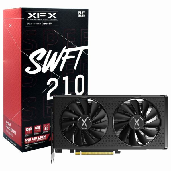 Placa de Video XFX Speedster SWFT210 8GB Radeon RX6600 GDDR6 - RX-66XL8LFDQ