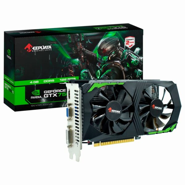 Placa de Video Keepdata 4GB GeForce GTX750TI GDDR5 - KDGTX750TI-4GD5/128B