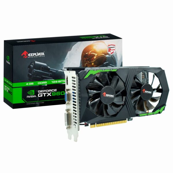 Placa de Video Keepdata 4GB GeForce GTX960 GDDR5 - KDGTX960-4GD5/128B