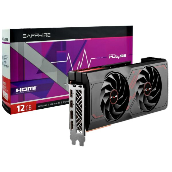 Placa de Video Sapphire Pulse Gaming 12GB Radeon RX7700 XT GDDR6 - 11335-04-20G