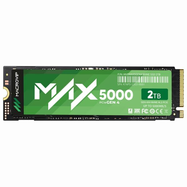 SSD Macrovip M.2 2TB MAX5000 NVMe - MVDMAX5/2TB