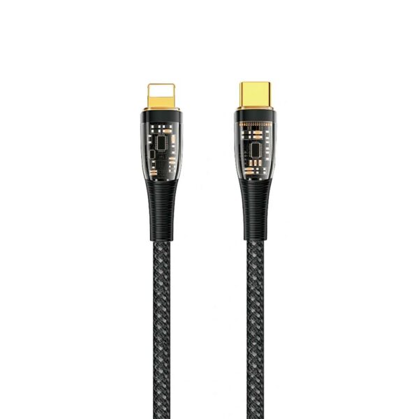 Cabo Wiwu TM01 TM01 Type-C Macho A Lightning 1.2M - Preto
