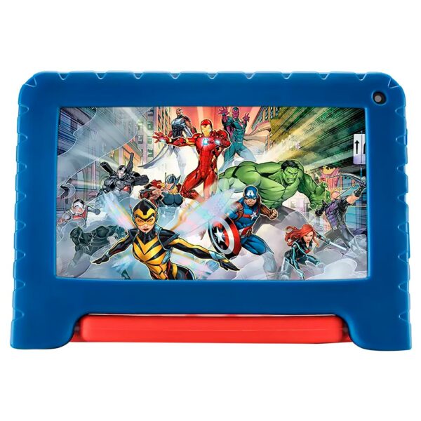 Tablet Kids Multilaser NB602 Marvel Avengers 2GB de RAM / 32GB / Tela 7" - Azul / Vermelho