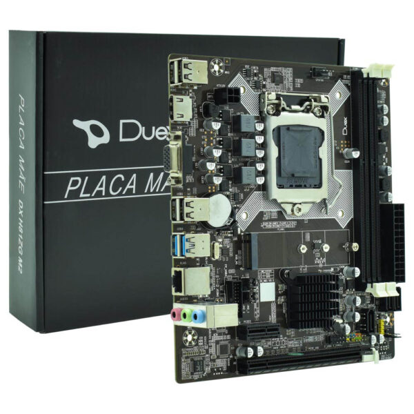 Placa Mae Duex DX H81ZG M2 Socket LGA 1150 / VGA / DDR3