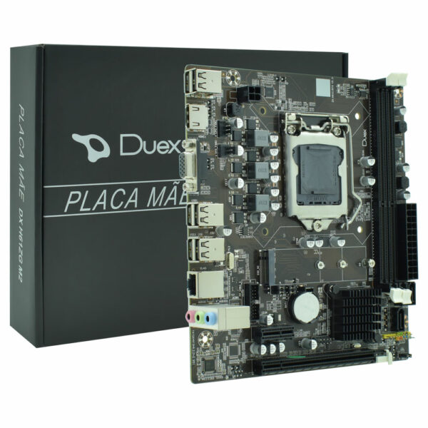 Placa Mae Duex DX H61ZG M2 Socket LGA 1155 / VGA / DDR3