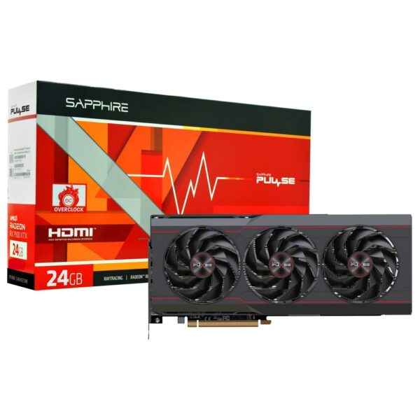 Placa de Video Sapphire Gaming Pulse OC 24GB Radeon RX7900 XTX GDDR6 - 11322-02-20G