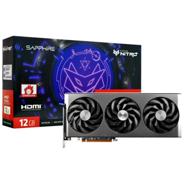 Placa de Video Sapphire Gaming Nitro+ OC 12GB Radeon RX7700 XT GDDR6 - 11335-02-20G