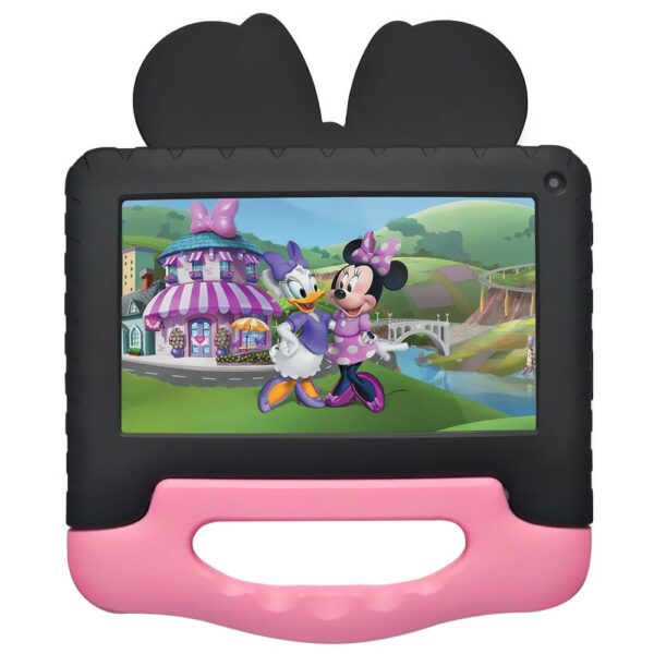 Tablet Multilaser NB605 Disney Junior Minnie 2GB de RAM / 32GB / Tela 7" - Preto / Rosa