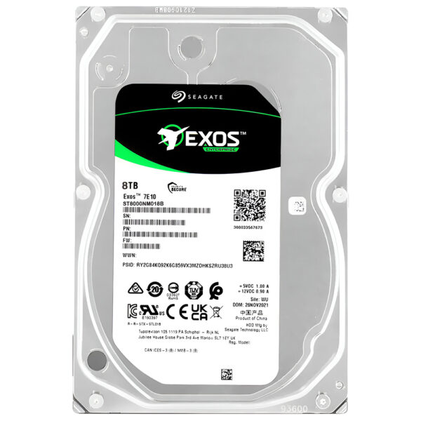 HD Seagate 8TB Exos 7E10 Enterprise 3.5" SAS 7200RPM - ST8000NM018B