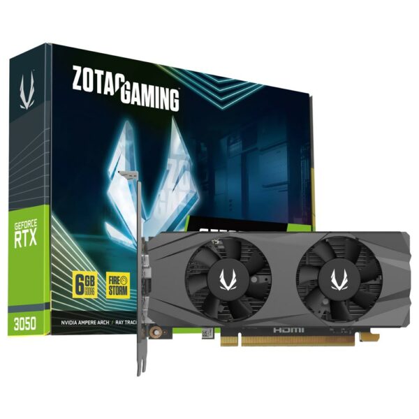 Placa de Video Zotac Gaming 6GB GeForce RTX3050 GDDR6 - ZT-A30510L-10L