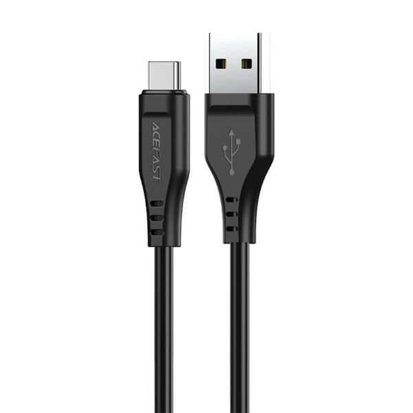 Cabo Acefast Type-C Macho a USB Macho C3-04 1.2M - Preto