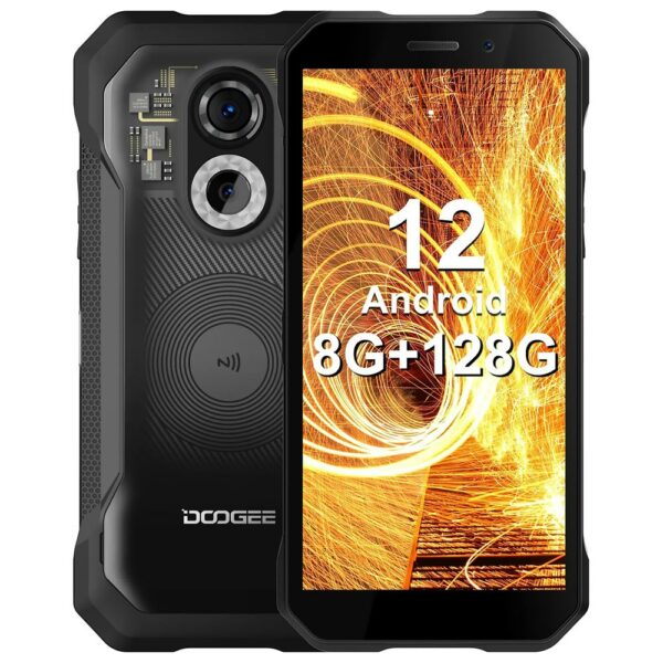 Celular Doogee S61 Pro 8GB de RAM / 128GB / Tela 6.0" / Dual Sim LTE - Transparent (Global)