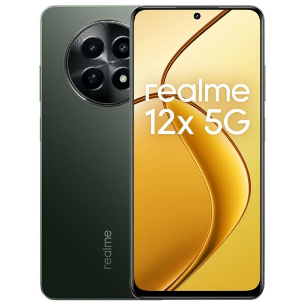 Celular Realme 12X 5G RMX3997 8GB de RAM / 256GB / Tela 6.67" / Dual Sim - Glowing Preto