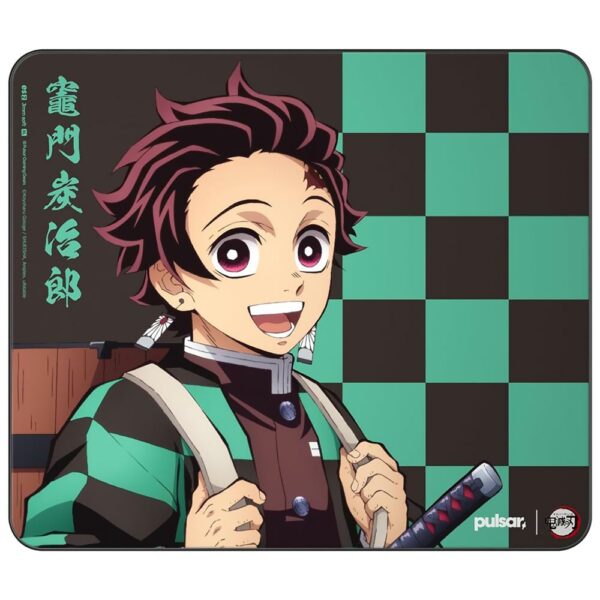 Mousepad Pulsar ES2 Kamado Tanjiro XL3 Gaming 490x420MM Preto / Verde - PES23XLTZ