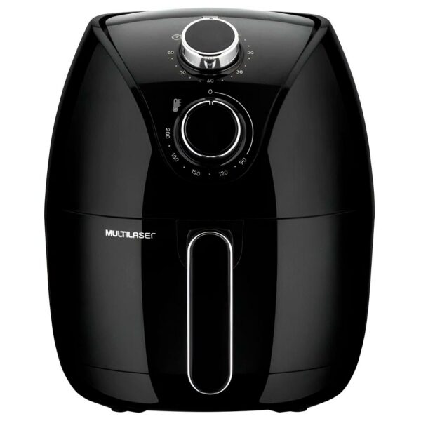 Fritadeira Eletrica Multilaser CE022EUR Air Fryer 4L / 220V - Preto