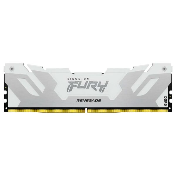 Memoria RAM Kingston Fury Renegade DDR5 16GB 6400MHz - Branco / Prata (KF564C32RW-16)