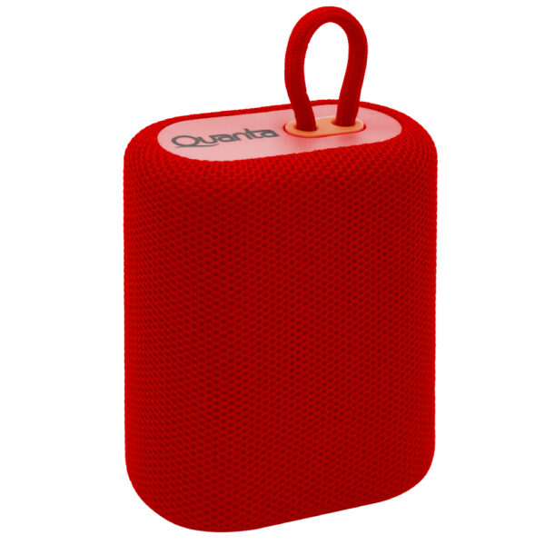 Caixa de Som Quanta QTSPB64 Bluetooth / USB / FM / Micro SD / TWS - Vermelho