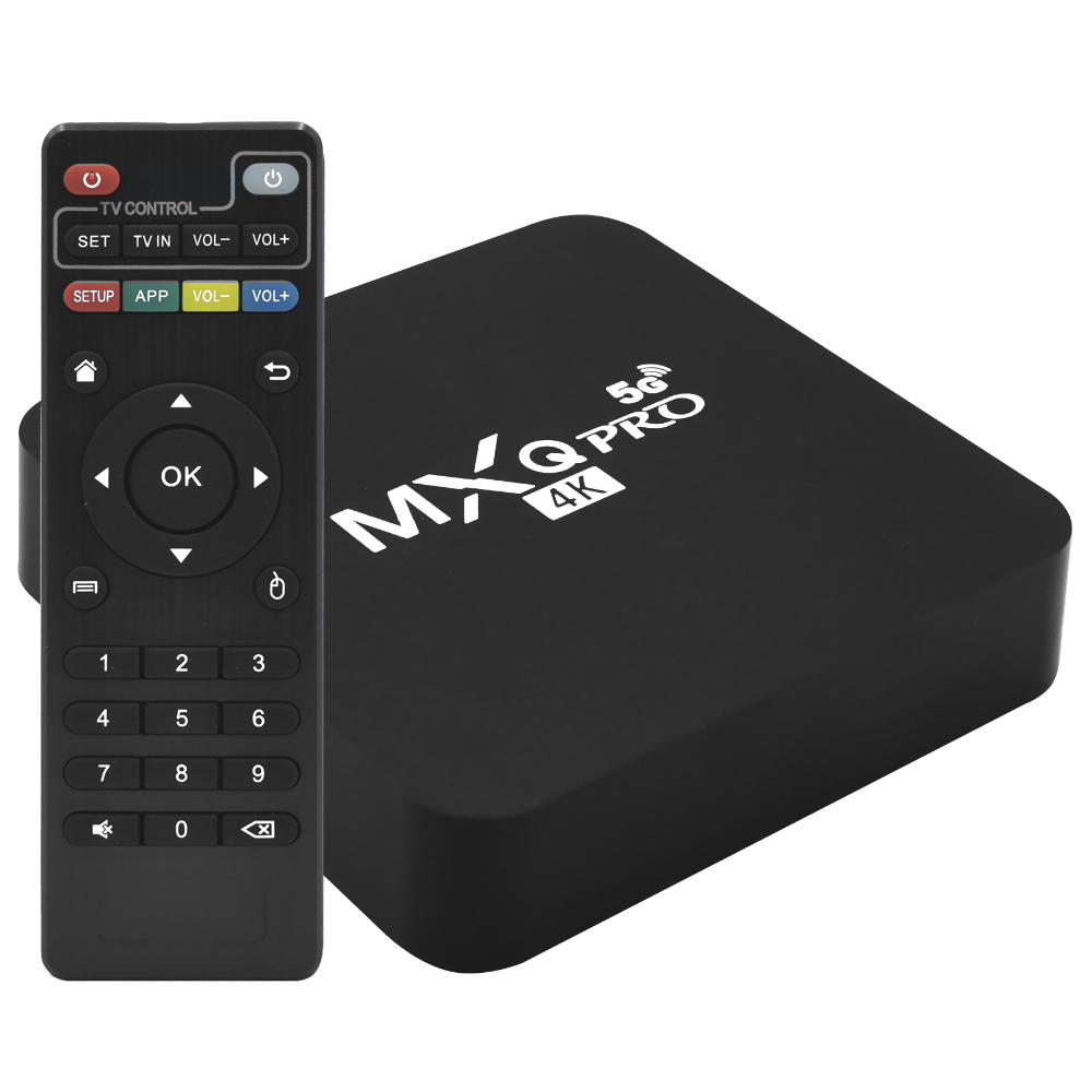 TV Box MXQ Pro 8GB de RAM / 128GB / 5G / 4K - Preto • Visãovip Informática