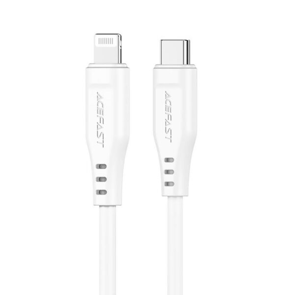 Cabo Acefast C3-01 Lightning A USB-C Macho 1.2M - Branco