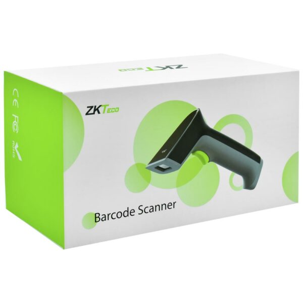 Leitor de Codigo de Barras Zkteco ZKB103S 1D Wireless / USB - Preto