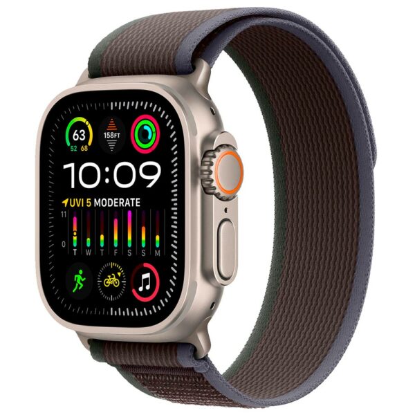 Apple Watch Ultra 2 MRF63LW/A 49MM / M-L / GPS / Titanium Trail Loop - Blue / Black