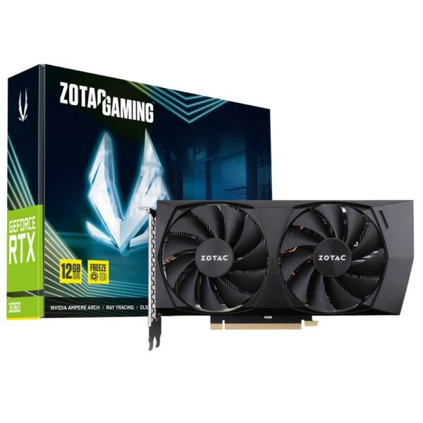 Placa de Video Zotac Gaming 12GB GeForce RTX3060 GDDR6 - ZT-A30600P-10M