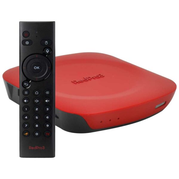 Receptor Iptv Red Pro3 2GB de RAM / 16GB / UHD / 4K - Vermelho / Preto