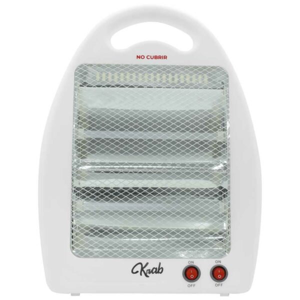 Aquecedor Portatil KRAB Cuarzo KBEP800 800W / 220V - Branco