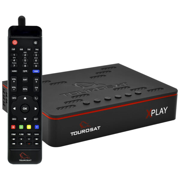 Receptor Digital FTA Tourosat XPlay IKS / SKS - Preto