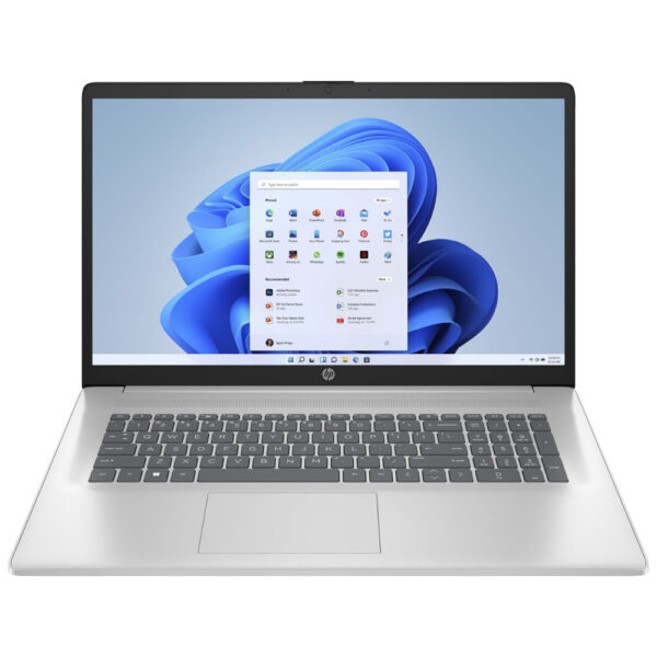 Notebook HP 17-CN4047NR Intel Core 7 150U Tela 17.3" / 16GB de RAM / 512GB SSD - Prata (Ingles)