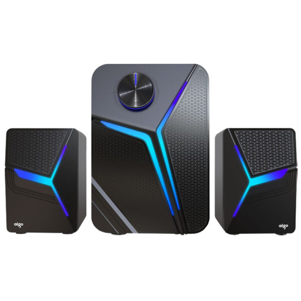 Caixa de Som Aigo S562BT RGB / Bluetooth - Preto