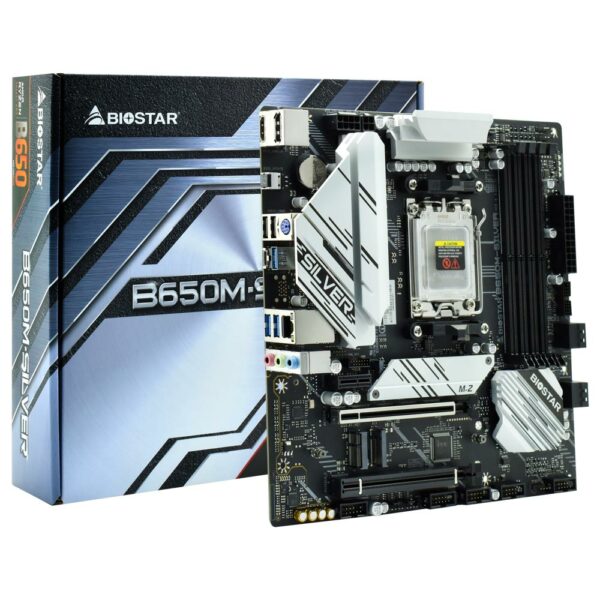 Placa Mae Biostar B650M-SILVER Socket AM5 / DDR5