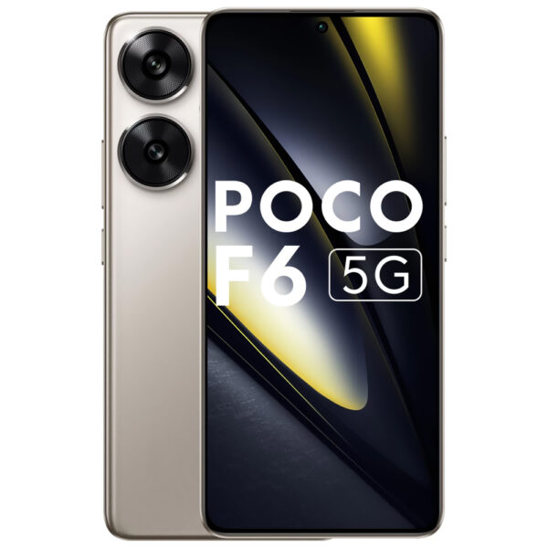 Celular Xiaomi POCO F6 5G 12GB de RAM / 256GB / Tela 6.67" / Dual Sim - Titanium Color (India)