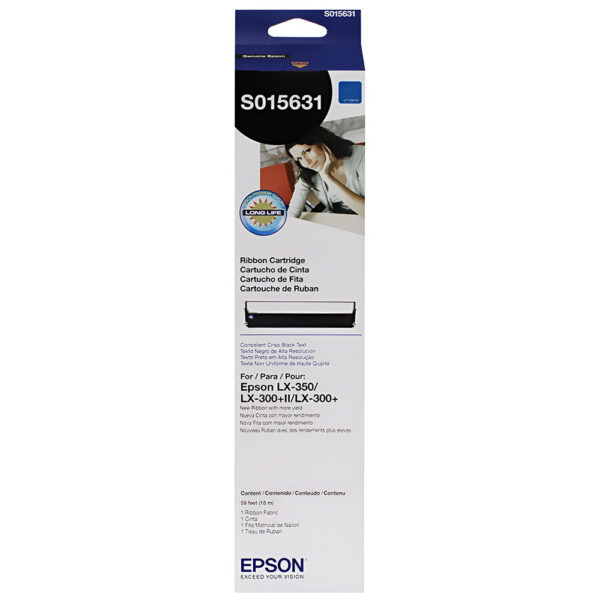 Fita para Impressora Epson S015631 - Preto